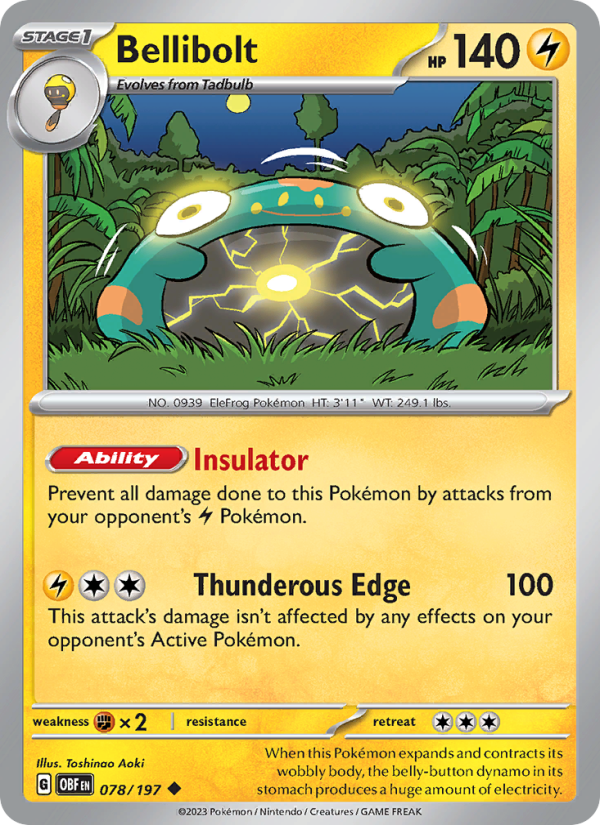 Bellibolt - Pokémon TCG Card