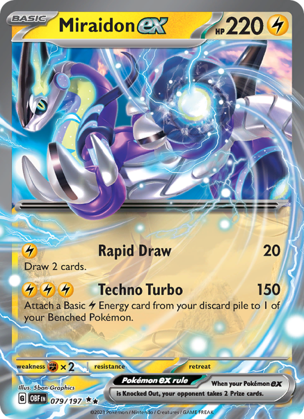 Miraidon ex - Pokémon TCG Card