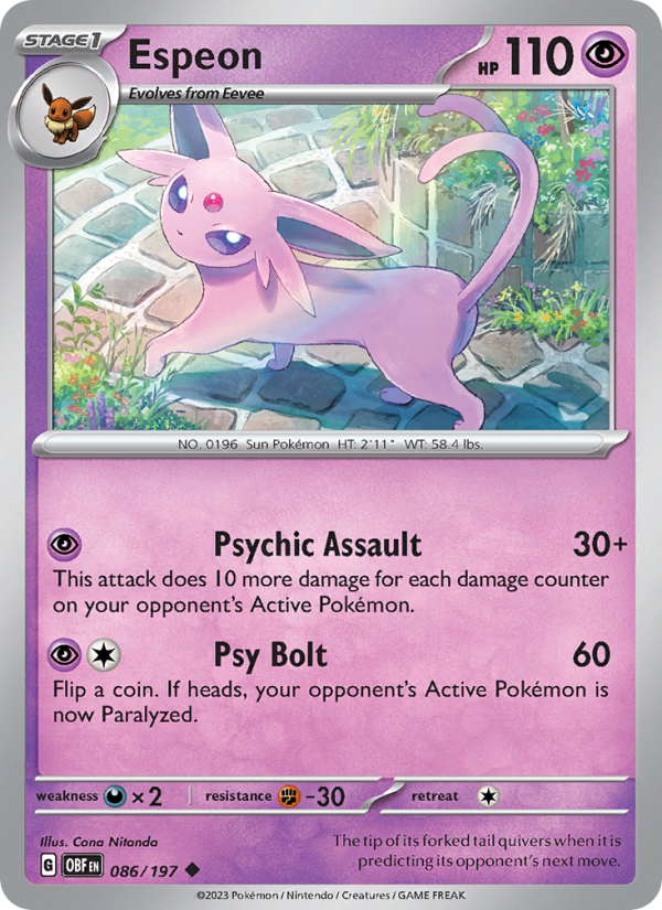 Espeon - Pokémon TCG Card