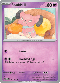 Snubbull - pokemon TCG Card