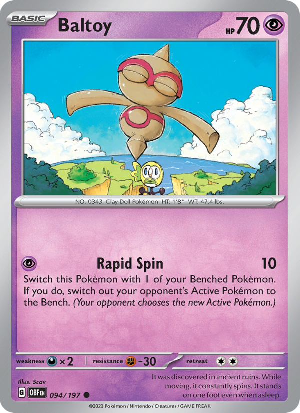 Baltoy - Pokémon TCG Card