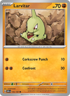 Larvitar - pokemon TCG Card