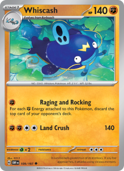Whiscash - pokemon TCG Card