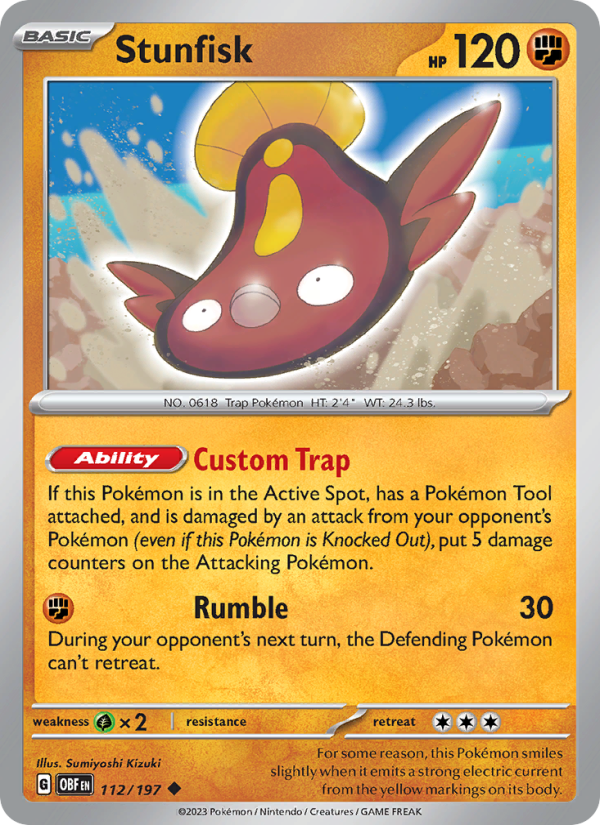 Stunfisk - Pokémon TCG Card