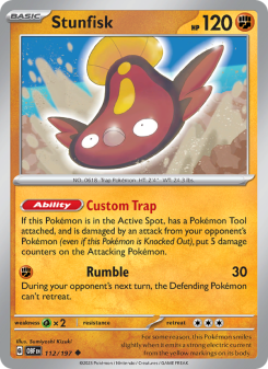 Stunfisk - pokemon TCG Card