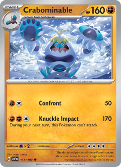 Crabominable - pokemon TCG Card