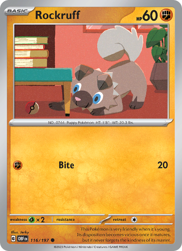 Rockruff - Pokémon TCG Card