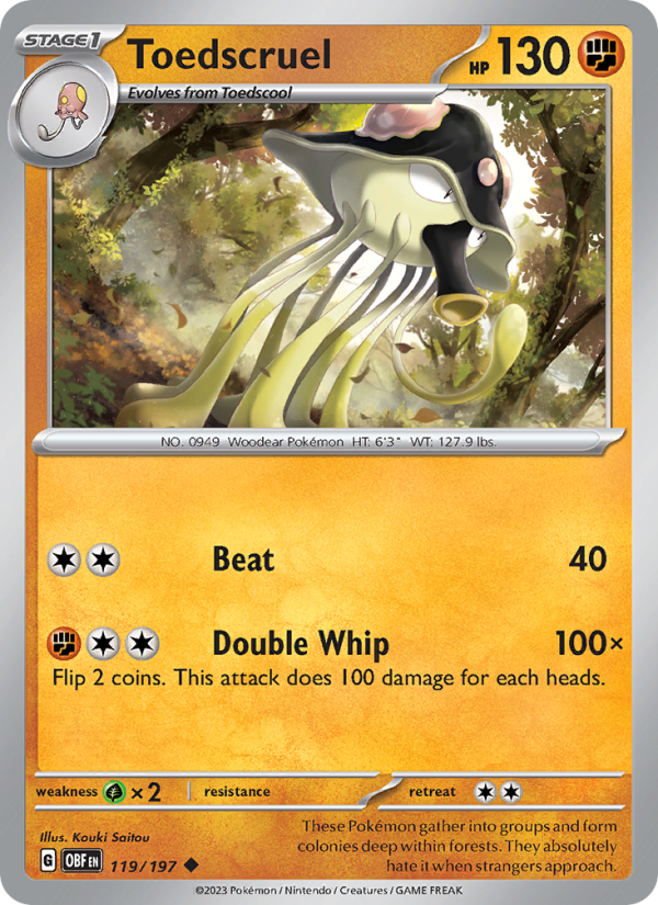 Toedscruel - Pokémon TCG Card