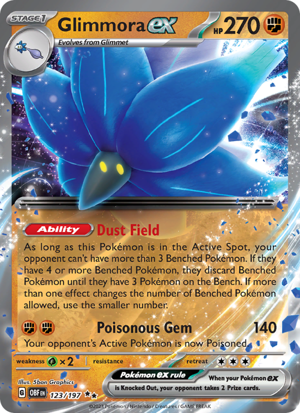 Glimmora ex - Pokémon TCG Card
