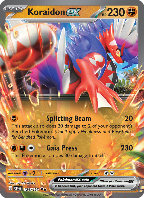 Koraidon ex - Pokémon TCG Card