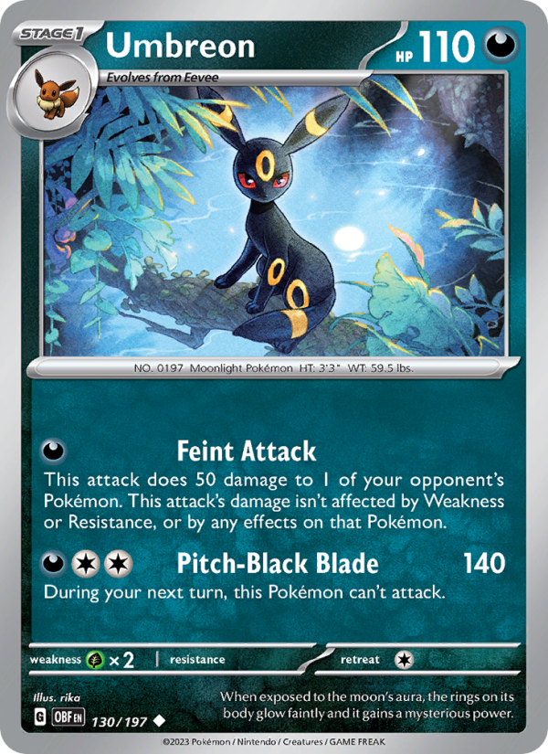 Umbreon - Pokémon TCG Card