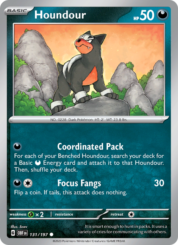 Houndour - Pokémon TCG Card