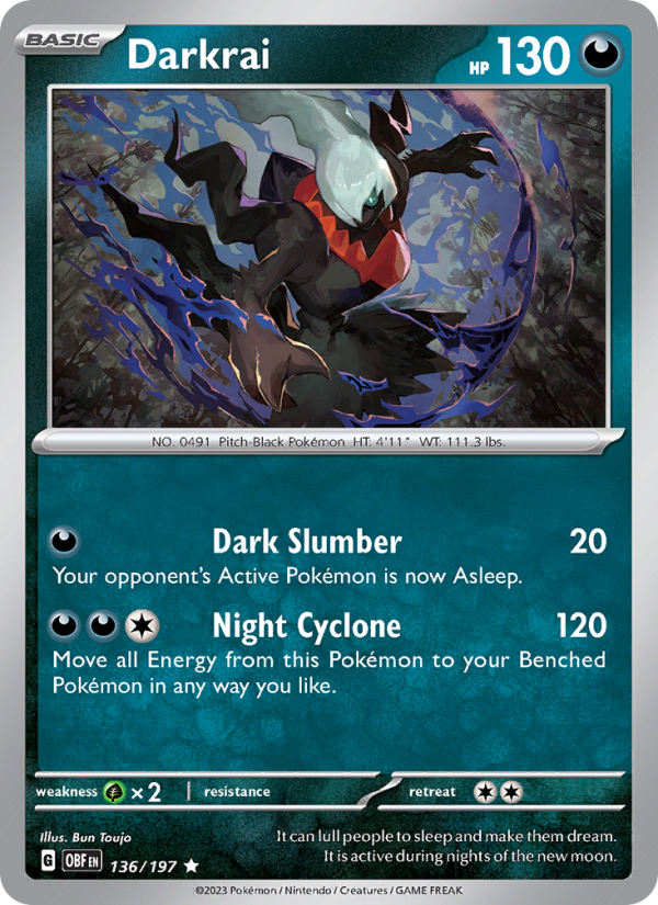 Darkrai - Pokémon TCG Card