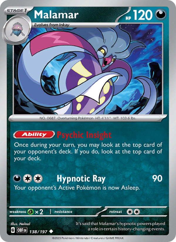 Malamar - Pokémon TCG Card