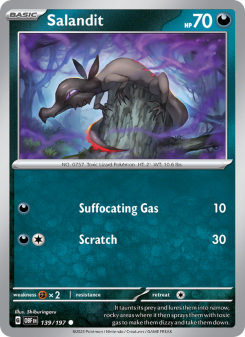 Salandit - pokemon TCG Card