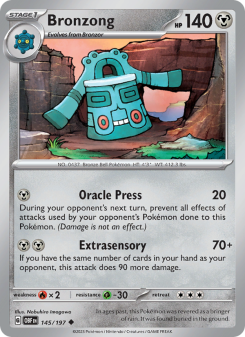 Bronzong - pokemon TCG Card