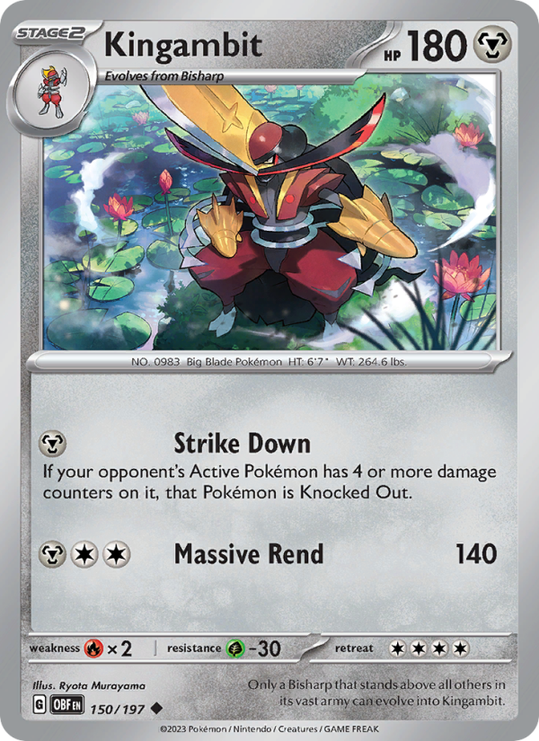 Kingambit - Pokémon TCG Card