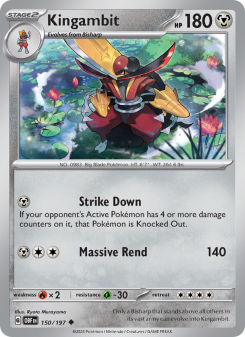 Kingambit - pokemon TCG Card