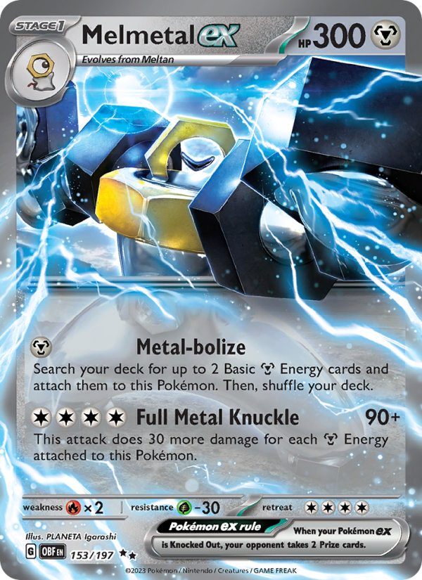 Melmetal ex - Pokémon TCG Card