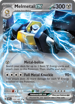 Melmetal ex - pokemon TCG Card