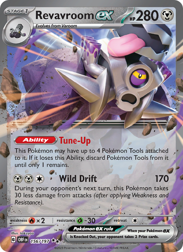 Revavroom ex - Pokémon TCG Card