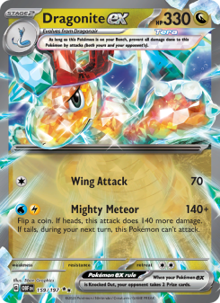 Dragonite ex - pokemon TCG Card