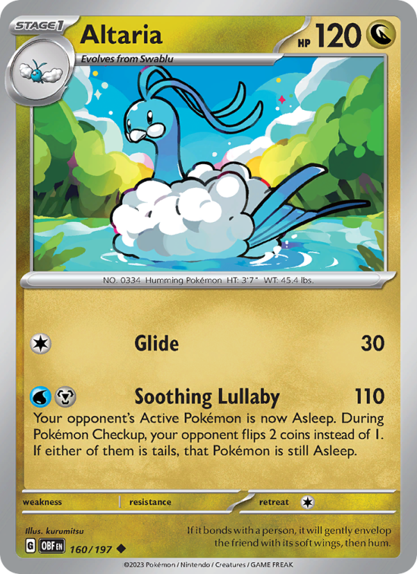 Altaria - Pokémon TCG Card