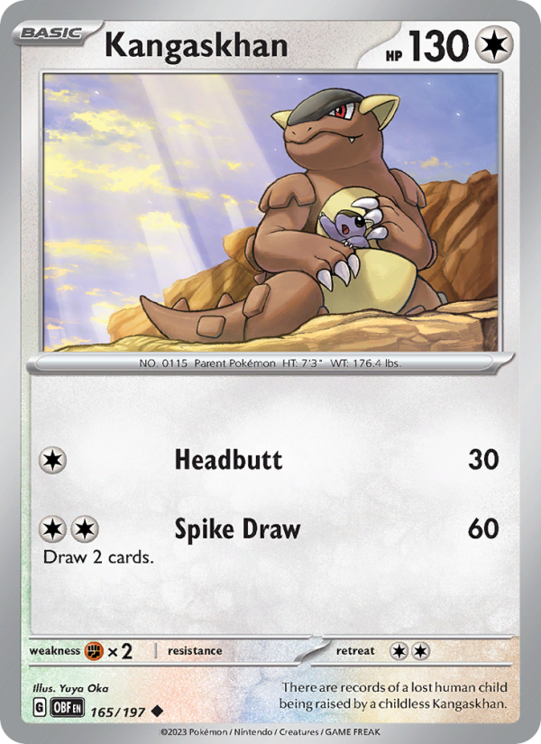 Kangaskhan - Pokémon TCG Card