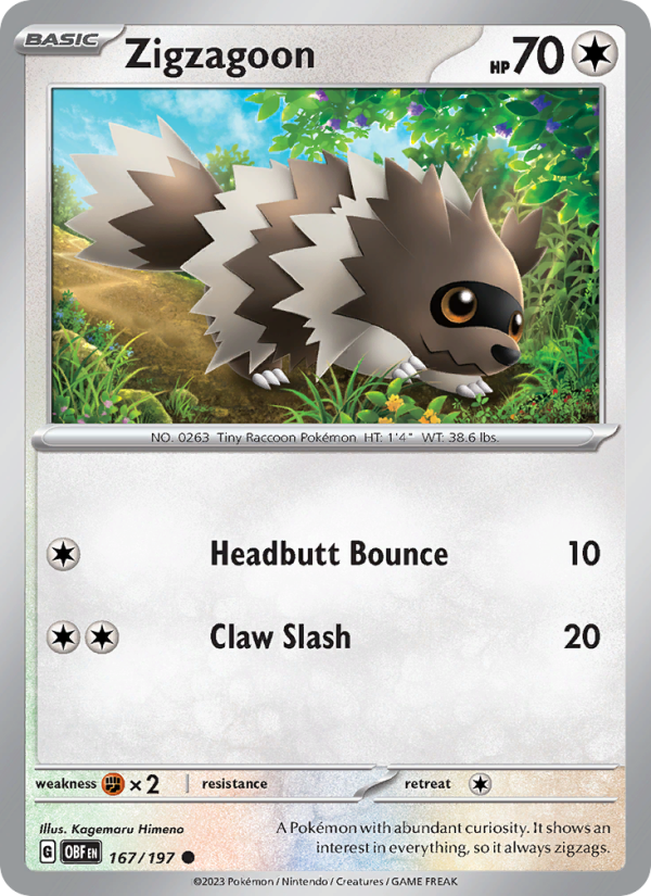 Zigzagoon - Pokémon TCG Card