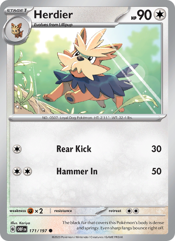 Herdier - Pokémon TCG Card