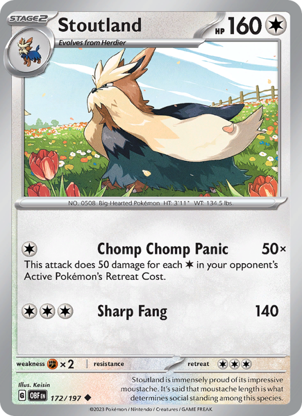 Stoutland - Pokémon TCG Card