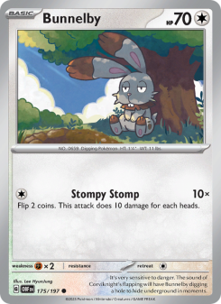 Bunnelby - pokemon TCG Card