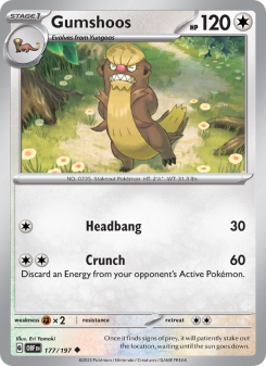 Gumshoos - pokemon TCG Card