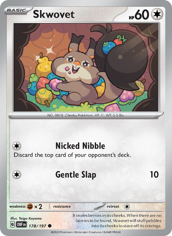 Skwovet - Pokémon TCG Card
