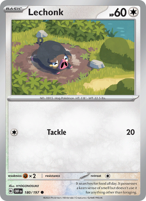 Lechonk - Pokémon TCG Card