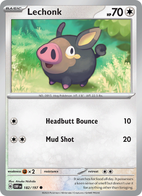 Lechonk - Pokémon TCG Card