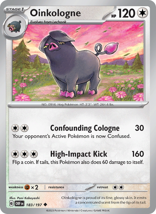 Oinkologne - Pokémon TCG Card