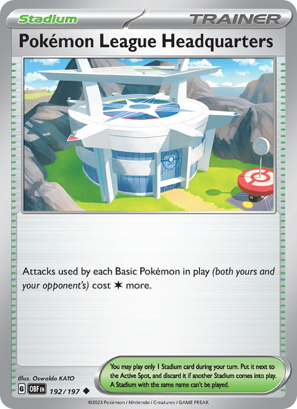 Pokémon League Headquarters - Pokémon TCG Card
