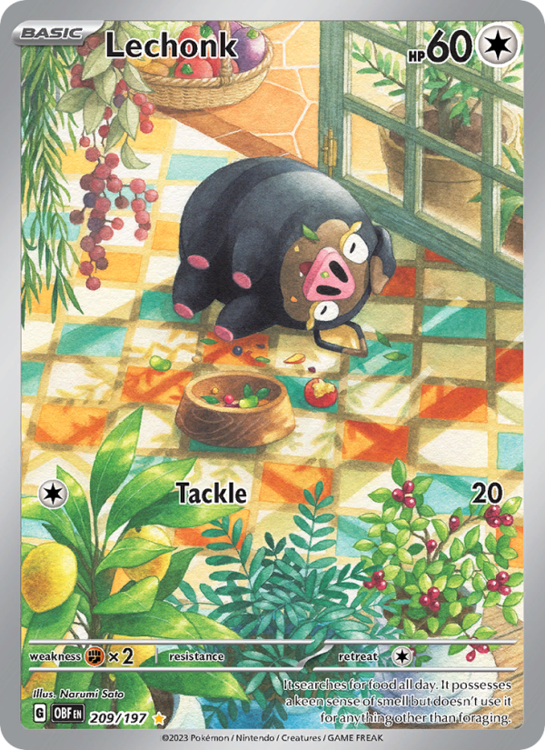 Lechonk - Pokémon TCG Card