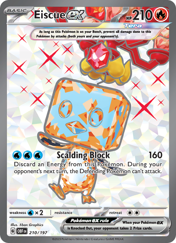 Eiscue ex - Pokémon TCG Card