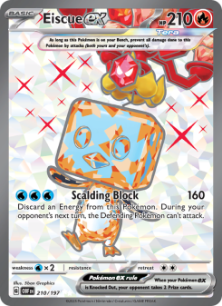 Eiscue ex - pokemon TCG Card
