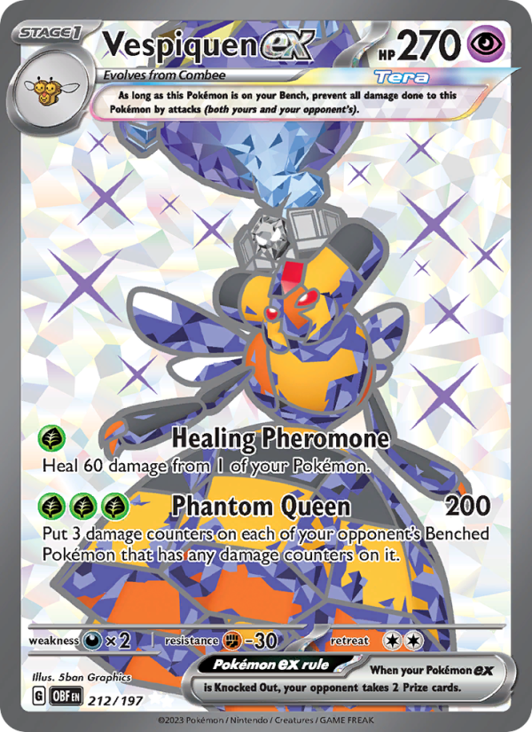Vespiquen ex - Pokémon TCG Card