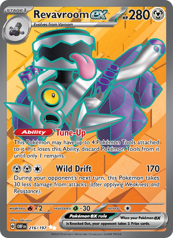 Revavroom ex - Pokémon TCG Card