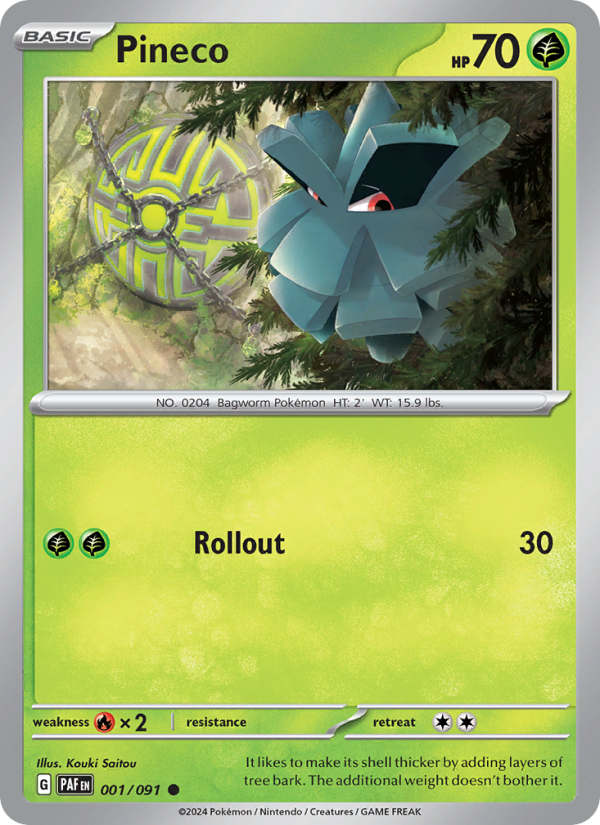 Pineco - Pokémon TCG Card