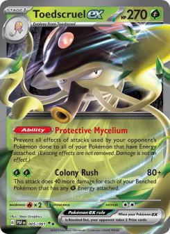Toedscruel ex - pokemon TCG Card