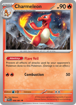 Charmeleon - pokemon TCG Card