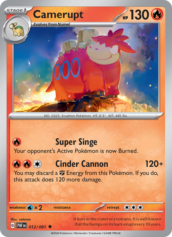Camerupt - Pokémon TCG Card