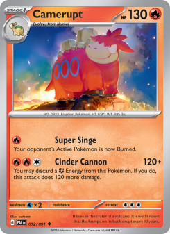 Camerupt - pokemon TCG Card