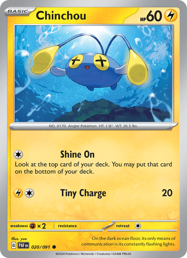 Chinchou - Pokémon TCG Card