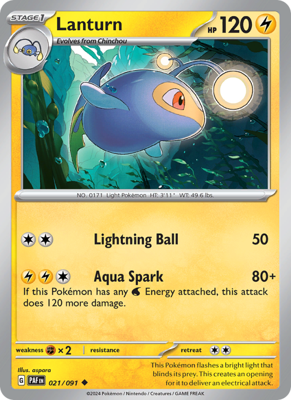 Lanturn - Pokémon TCG Card